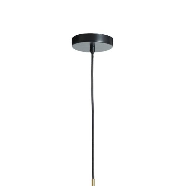Hängeleuchte Solna Braun - Klarglas - 40 x 27 x 40 cm