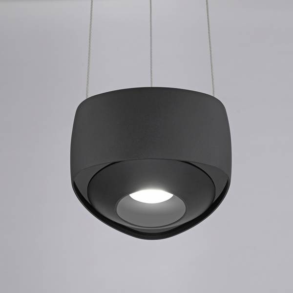 LED Pendellampe Q-STRETTO Schwarz