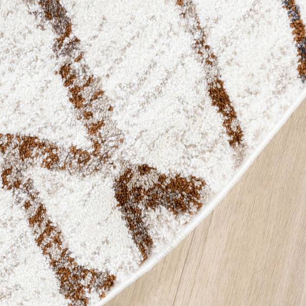 Teppich Blend Diamond Creme - 120 x 120 cm