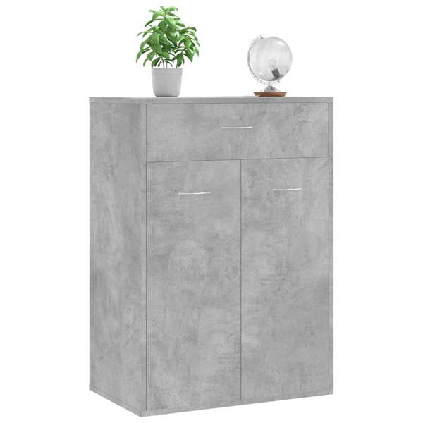 Schuh-Regal 3001601 801075 Grau - Holzwerkstoff - 35 x 84 x 60 cm