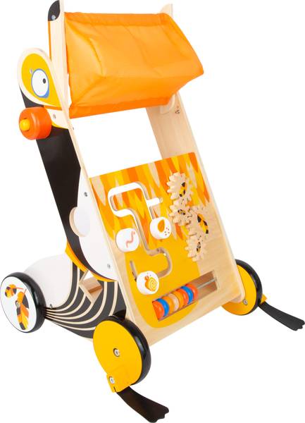 Lauflernwagen Tukan Orange - Holzwerkstoff - 32 x 49 x 35 cm