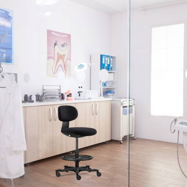 Siège de bureau WORK MF2 Noir - Polyester - 46 x 103 x 51 cm