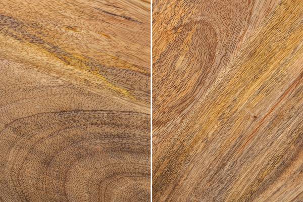 Couchtisch VIENNA 2er Set Schwarz - Braun - Mango - 70 x 36 x 70 cm