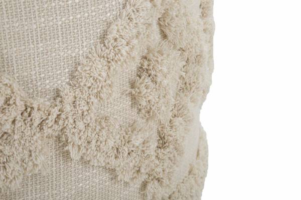 Pouf Khaled Weiß - Melamin - 40 x 40 x 40 cm