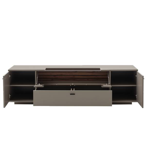 Lowboard LIEZEN-05-3 Grau - Holzwerkstoff - 210 x 60 x 50 cm