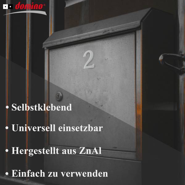Hausnummer ZNAL Metall - 40 x 40 x 1 cm