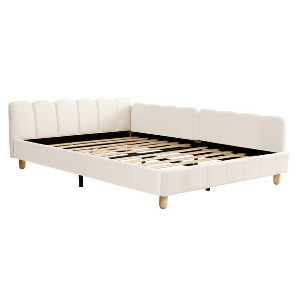 Polsterbett VELVSafe Tiefe: 202 cm