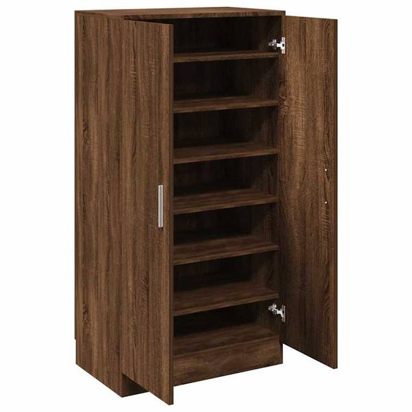 Schoenenrek 342670 bruin - plaatmateriaal op houtbasis - 35 x 108 x 35 cm