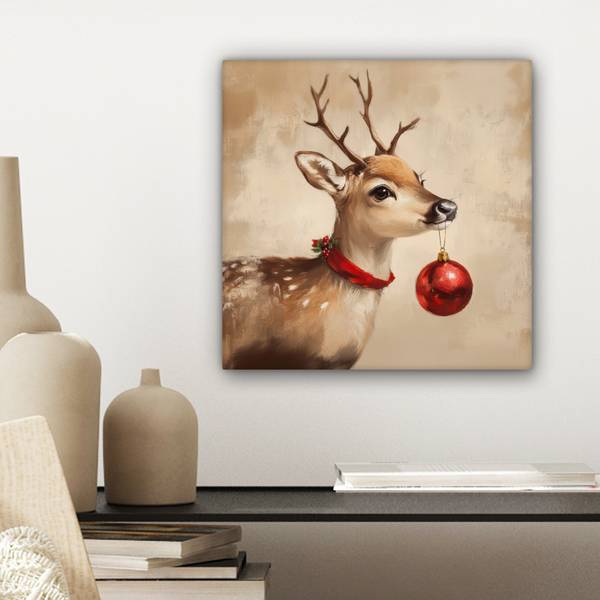LEINWANDBILD Weihnachten 20 x 20 cm