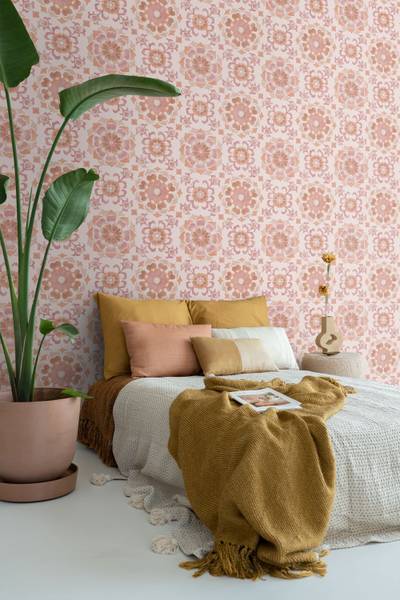 Tapete 131785 Pink - Papier - 50 x 900 x 50 cm