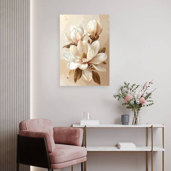 Tableau déco Fleurs 70 x 100 cm