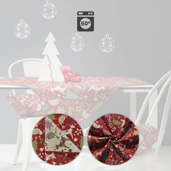 Mitteldecke 209005 Rot
