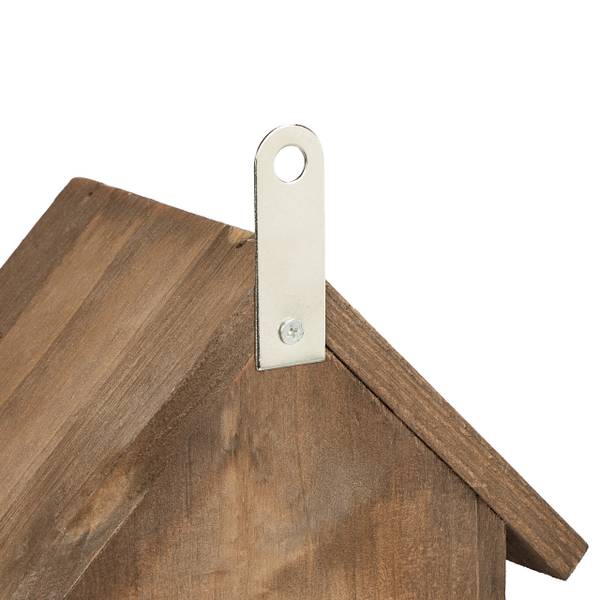 Marienkäferhaus aus Tannenholz braun Braun - Holzwerkstoff - 17 x 22 x 10 cm