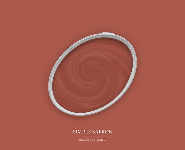 Universal Wandfarbe Rot Simple Safron 2500 ml