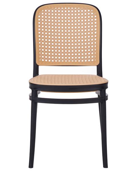 Gartenset PLOSE 4-tlg Beige - Schwarz