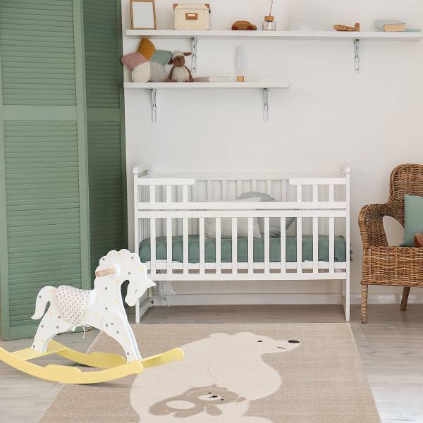 Tapis enfant CUDDLE Beige - Textile - 120 x 170 x 120 cm