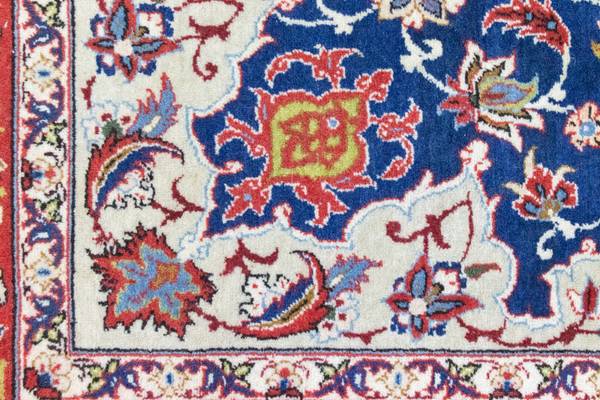 Orientteppich Oriental Blau - Wolle - 105 x 1 x 170 cm