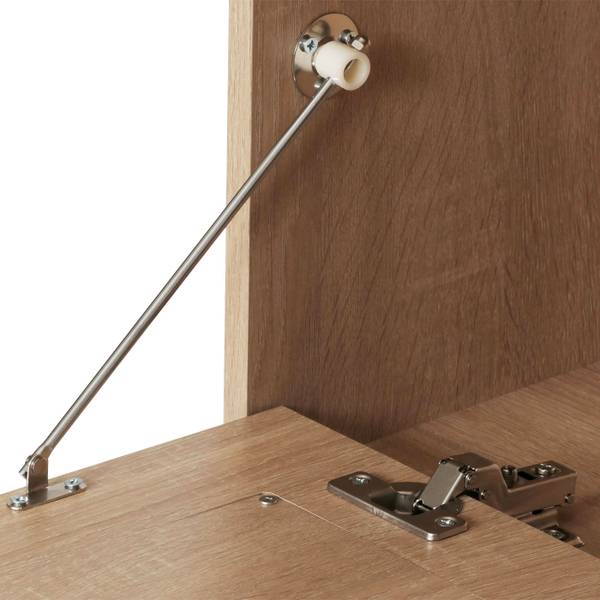 Meuble TV M38 Marron - Peuplier - 140 x 56 x 41 cm