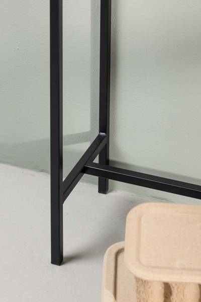 Sidetable Dipp zwart - staal - 30 x 75 x 100 cm