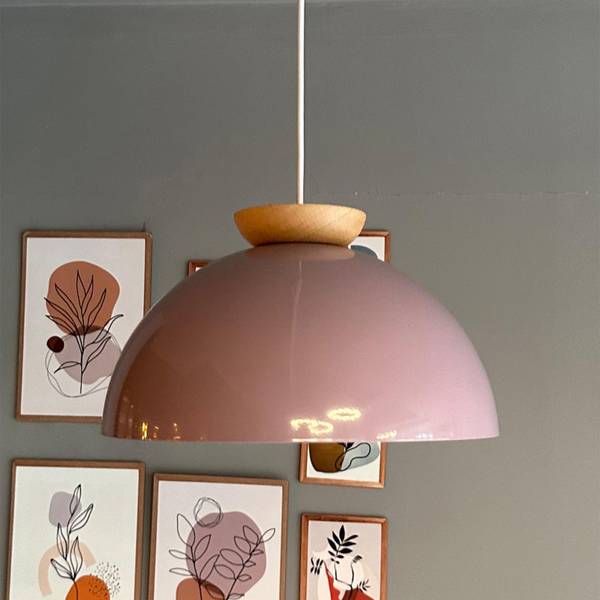 Pendelleuchte Luna Flieder