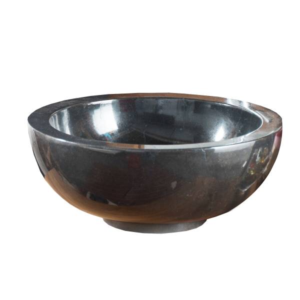 Waschbecken Bahya Schwarz - Marmor - 35 x 15 x 35 cm