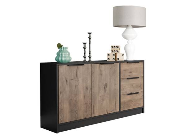 Kombikommode Lati 2D3S Braun - Holzwerkstoff - 41 x 81 x 138 cm