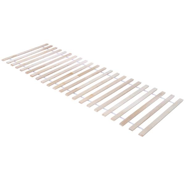 Roll-Lattenrost Montessori Beige - Holz teilmassiv - 90 x 1 x 200 cm