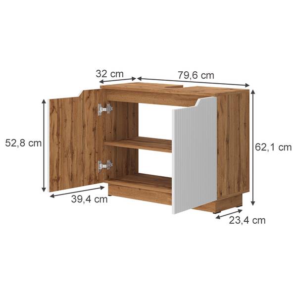 Waschbeckenunterschrank Lotta 58521 Weiß