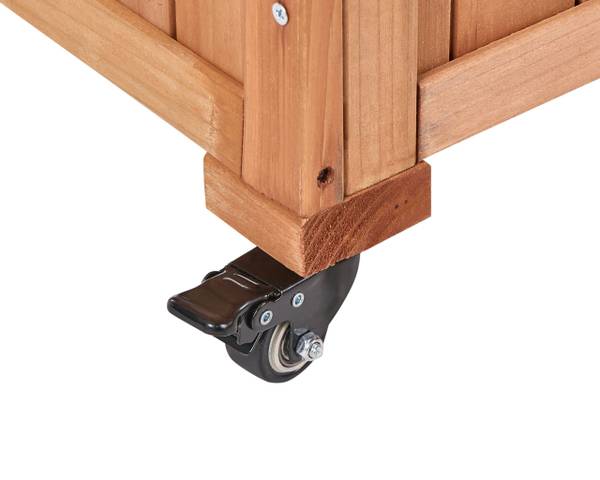 Pflanztisch ALTOLIA Braun - Massivholz - 70 x 119 x 40 cm