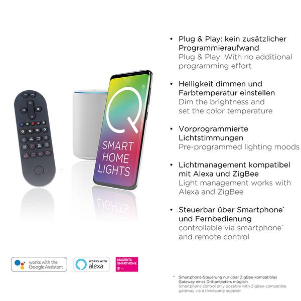 LED Pendelleuchte Q-BELUGA Smart Home Messing - Aluminium - 60 x 120 x 60 cm