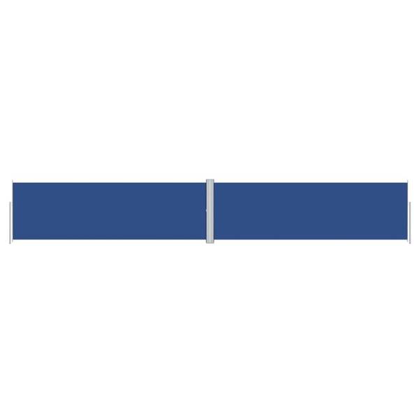 Scherm 3016426-5 blauw - polyester - aluminium - staal - 1000 x 160 x 1 cm