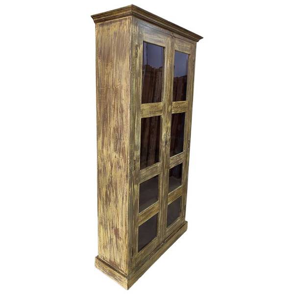 Vitrine 4523305649 Braun - Massivholz - 110 x 180 x 45 cm