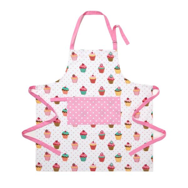 Tablier de cuisine KT1521A Rose foncé - Coton - 80 x 1 x 85 cm