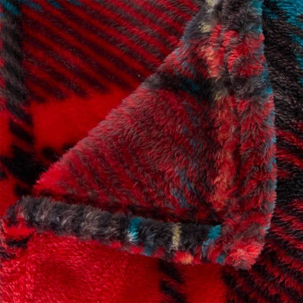 Plaid BRODY Rot - Textil - 130 x 1 x 170 cm