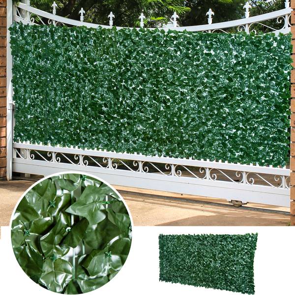 Künstliche Hecke 844-201 Grün - Kunststoff - 1 x 150 x 300 cm