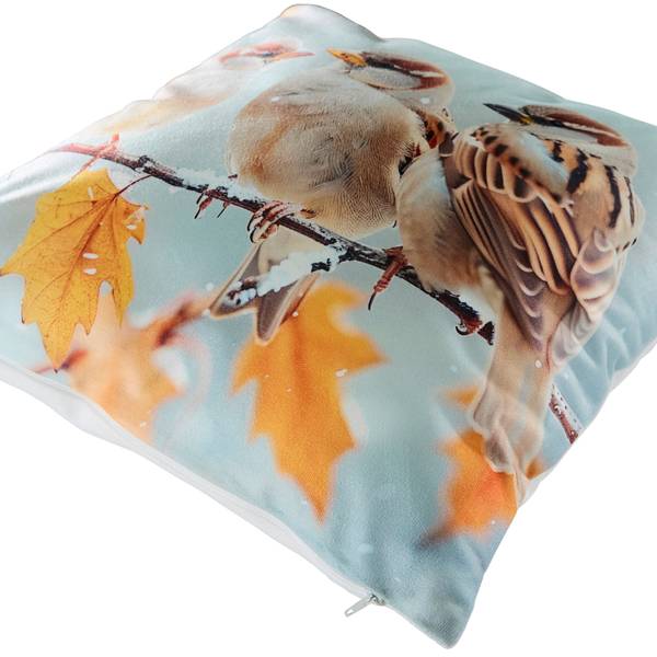 Kissenhülle 210661 Braun - Orange - Textil - 40 x 1 x 40 cm