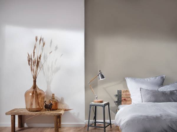 Vliestapete 4002 einfarbig glatt Design Beige - Braun