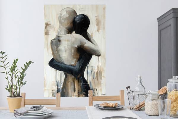 WANDTATTOO Liebe 80 x 120 cm - Durchmesser: 128 cm