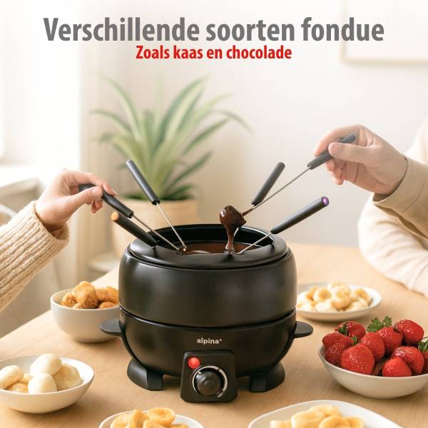 Elektrischer Fonduetopf MEALFO190002 Schwarz - Kunststoff - 23 x 17 x 26 cm