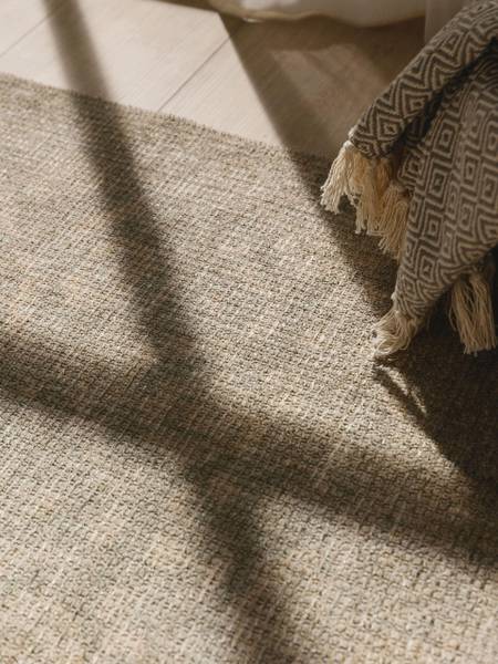 Läufer Lorenzo Beige - Polyester - 80 x 1 x 250 cm