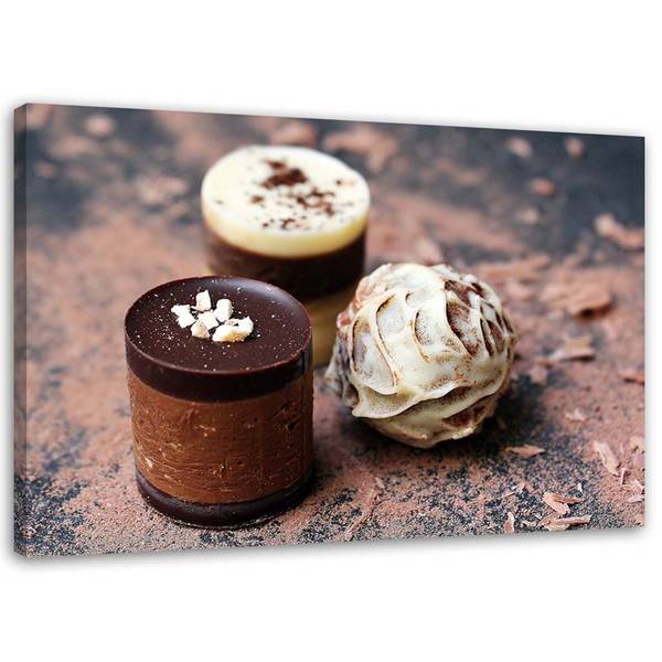 Wandbild süßigkeiten zum kaffee 60 x 40 cm