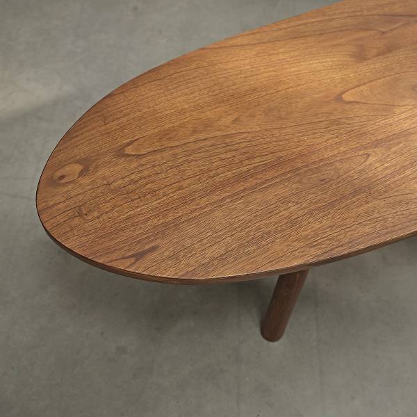 Couchtisch MILO Braun - Massivholz - 160 x 40 x 50 cm