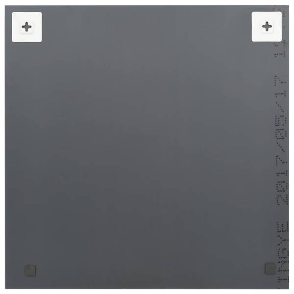 Wandspiegel 3000404-1 Silber - Spiegelglas - 40 x 1 x 40 cm