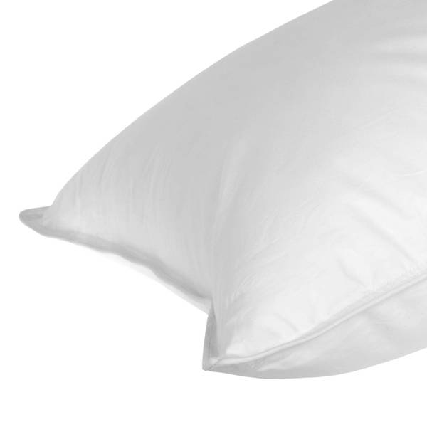 Kinderkopfkissen Super-Mikrofaser Weiß - Microfaser - 40 x 15 x 60 cm