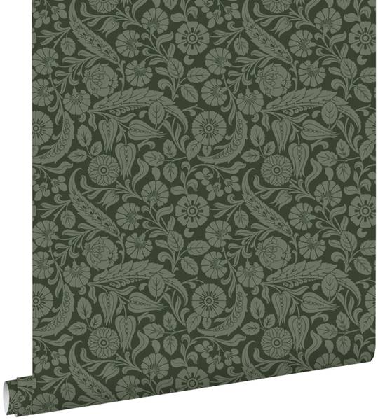 Tapete 139787 Grün - Fleece - 53 x 1005 x 53 cm