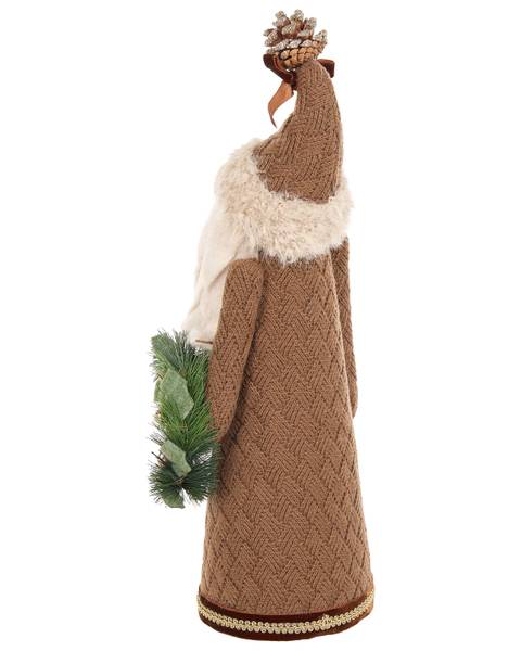 Dekoobjekt PITEA 2-tlg Beige - Braun - Naturfaser - 18 x 44 x 12 cm