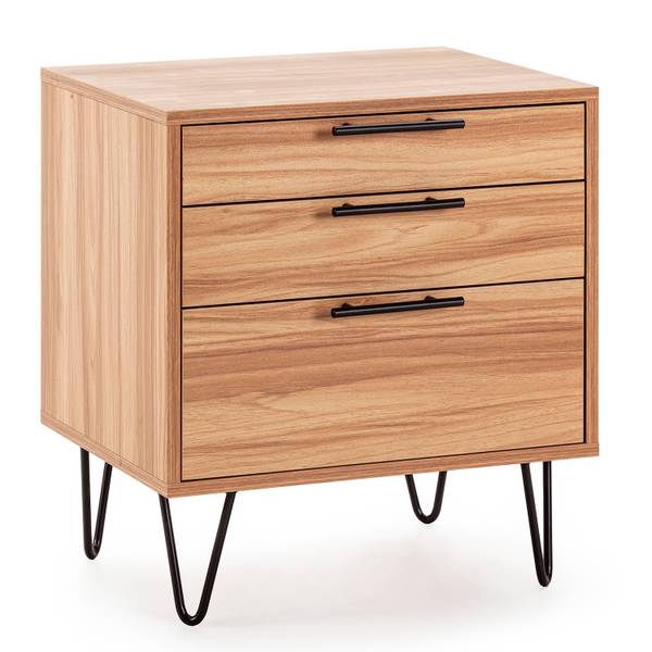 Nachttisch Alma Braun - Holzwerkstoff - 50 x 55 x 40 cm