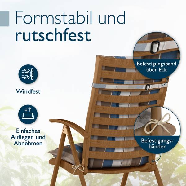 Hochlehner Auflage Highlux HL (8tlg) Anzahl Teile im Set: 8