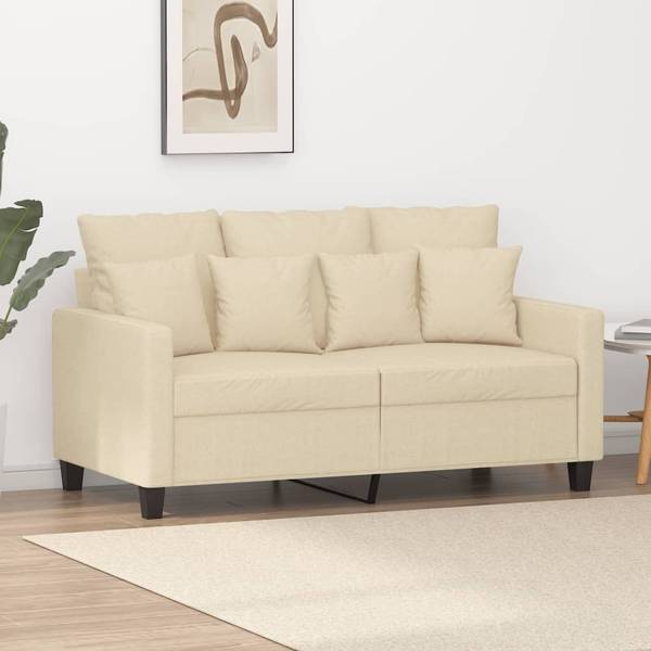 2-Sitzer-Sofa XT3642 Creme - Tiefe: 138 cm