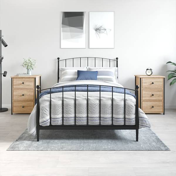 Nachttisch M641415 Braun - Holzwerkstoff - 36 x 60 x 40 cm